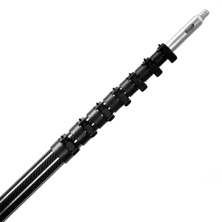 Oglekļa šķiedras logu tīrīšanas stabs